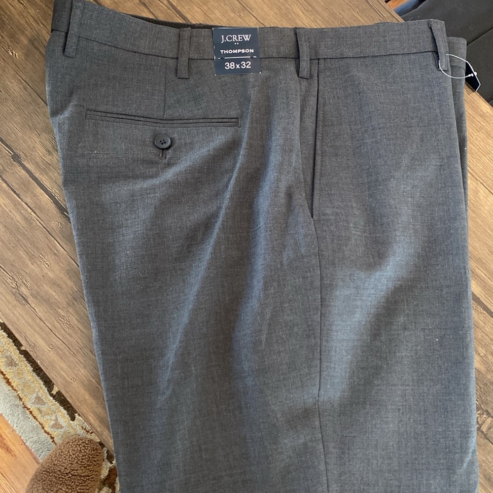 J. Crew Men’s Tapered Gray Dress Pants
